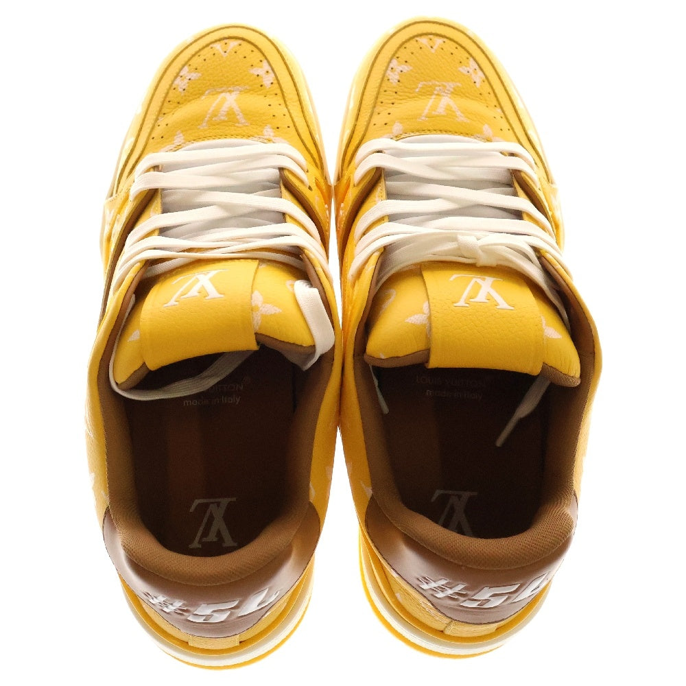 LOUIS VUITTON(ルイヴィトン) 25AW Pharrell Williams LV Trainer ファレルウィリアムス LVトレイナー ラインスニーカー ローカットスニーカー シューズ イエロー