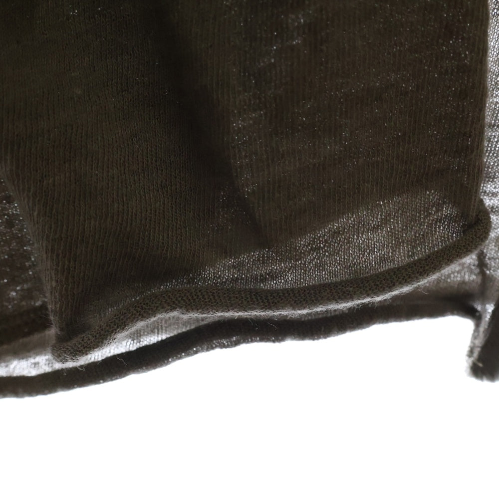 kolor(カラー) 11SS エステルリネン ビーズ刺繍カーディガン レディース ブラウン 11SCM-T09203