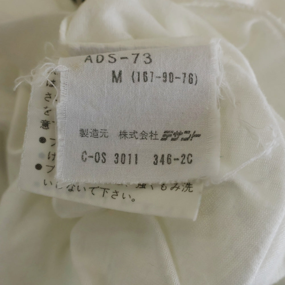 adidas(アディダス) vintage COACHING STAFF Print Tee フロントプリント クルーネック半袖Tシャツカットソー ホワイト ADS-73