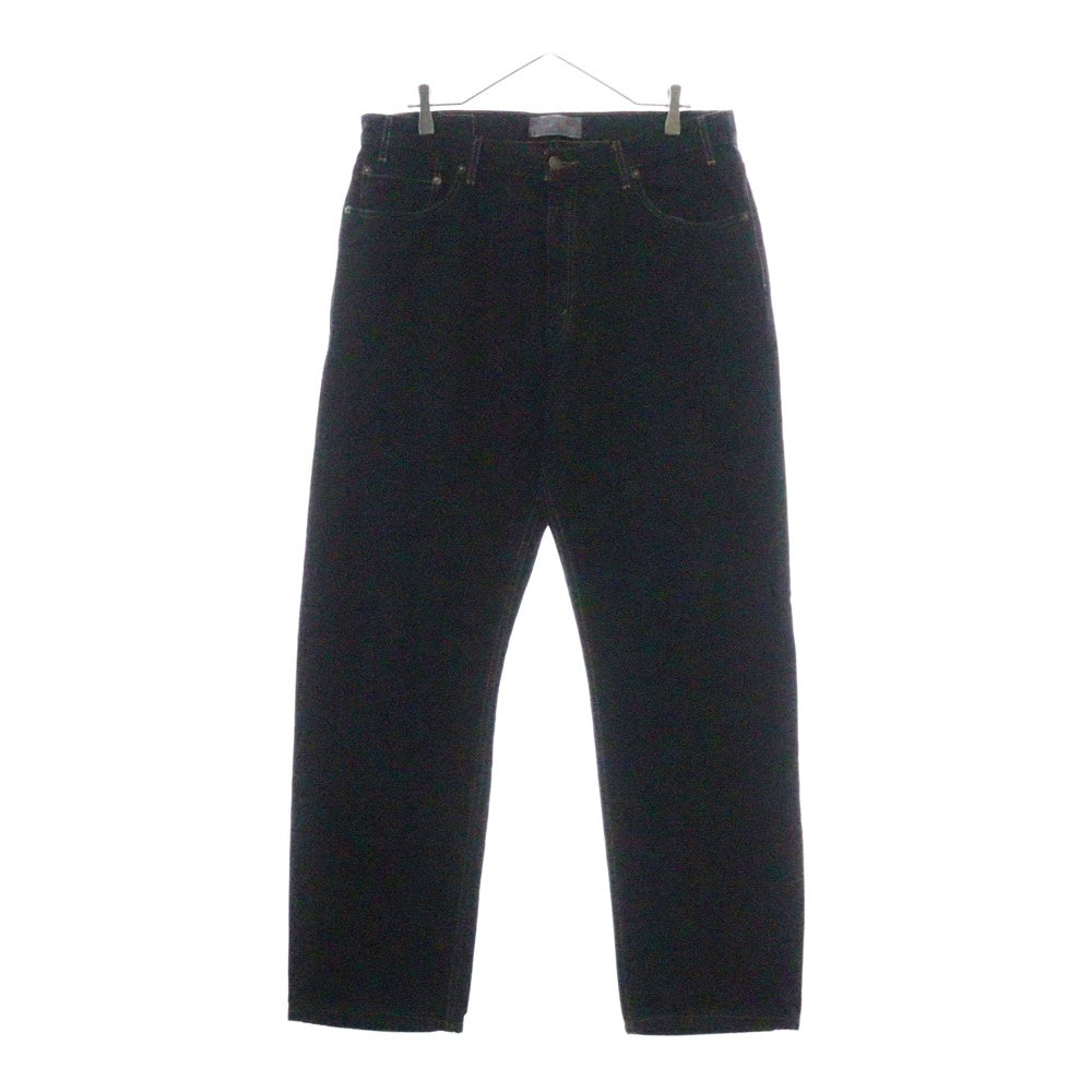 Levi's SIGNATURE(リーバイスシグネチャー) ブラウンステッチ ストレートデニムパンツ ブラック