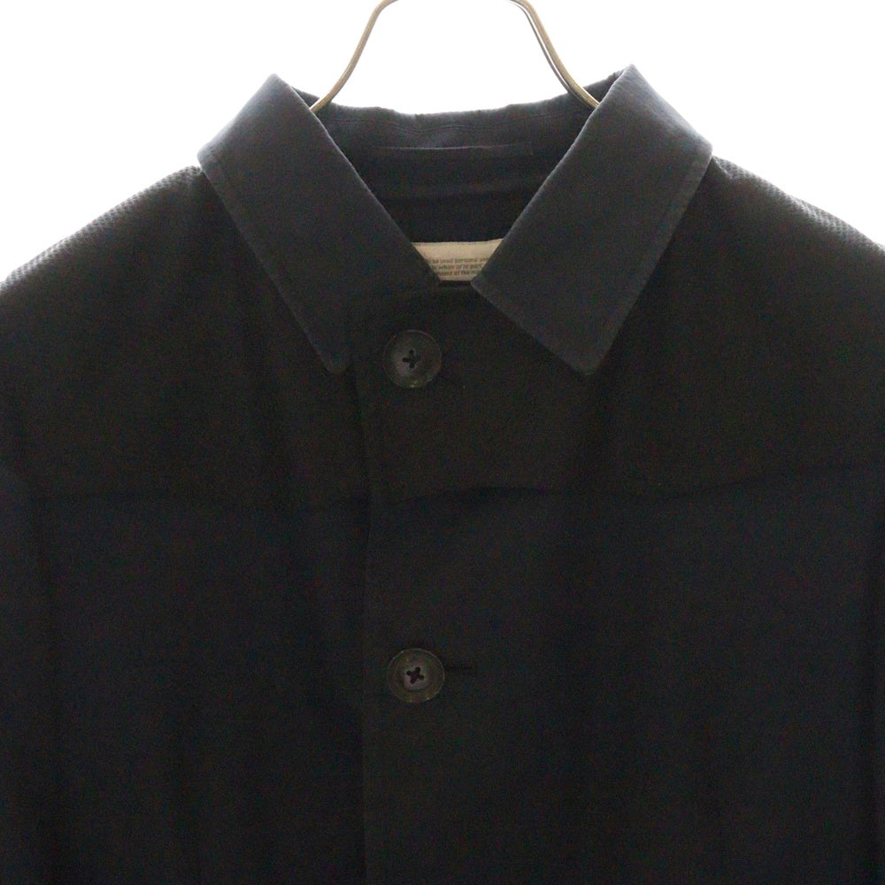 kolor(カラー) 15SS メッシュ切り替え ステンカラーコート ネイビー 15SCM-CO2103