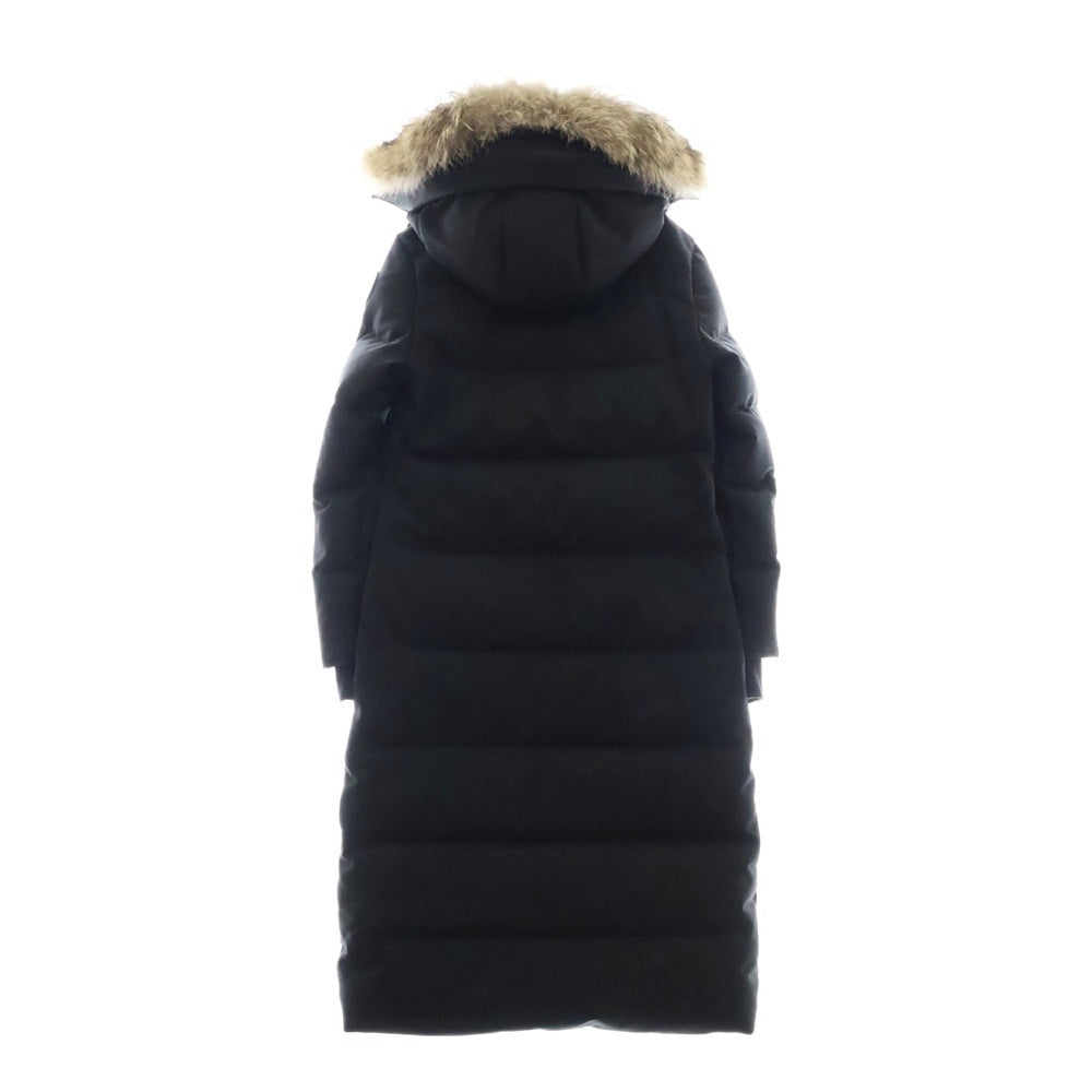 CANADA GOOSE(カナダグース) × RON HERMAN ファーフード付 ロングダウンコート ブラック レディース 3035LAH