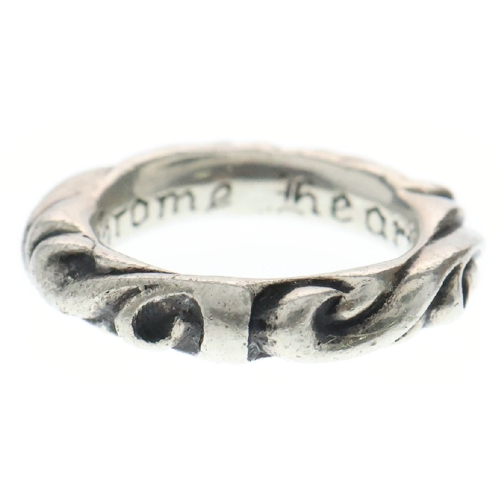 CHROME HEARTS(クロムハーツ) SCRL BAND スクロールバンド リング シルバー BCA351