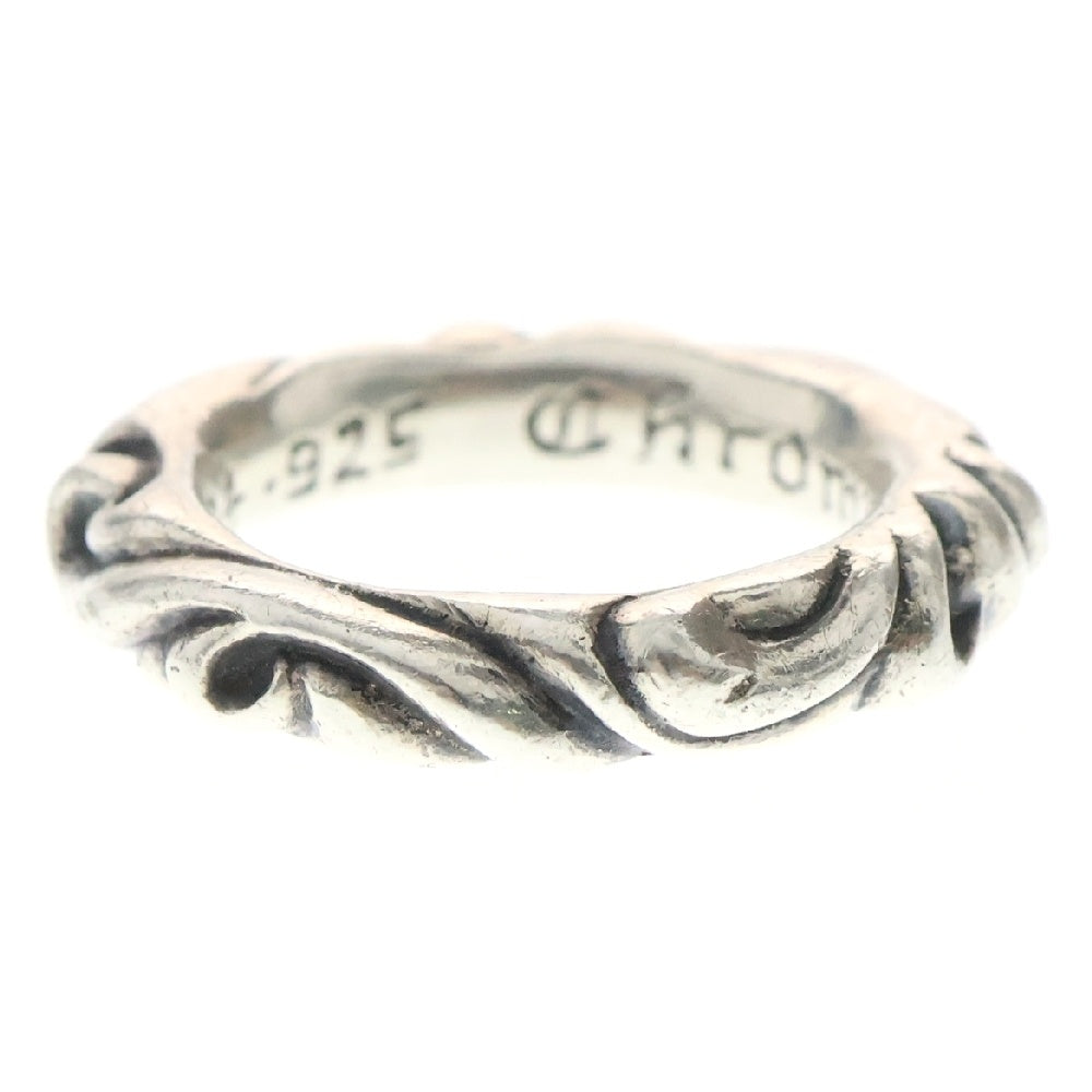 CHROME HEARTS(クロムハーツ) SCRL BAND スクロールバンド リング シルバー BCA351