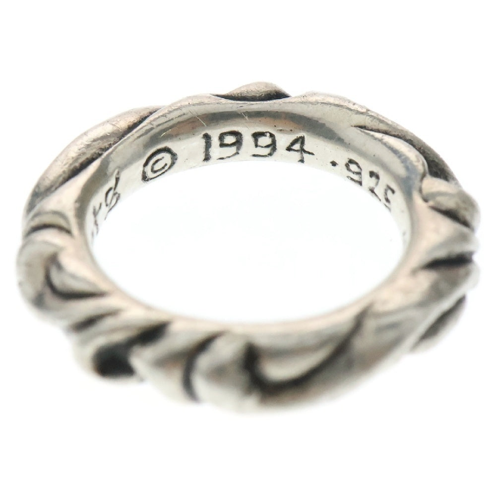 CHROME HEARTS(クロムハーツ) SCRL BAND スクロールバンド リング シルバー BCA351