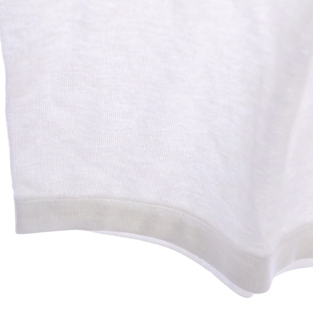 A BATHING APE(アベイシングエイプ) BY BATHING APE TEE フロントプリント クルーネック半袖Tシャツカットソー ホワイト 001TEL301002M