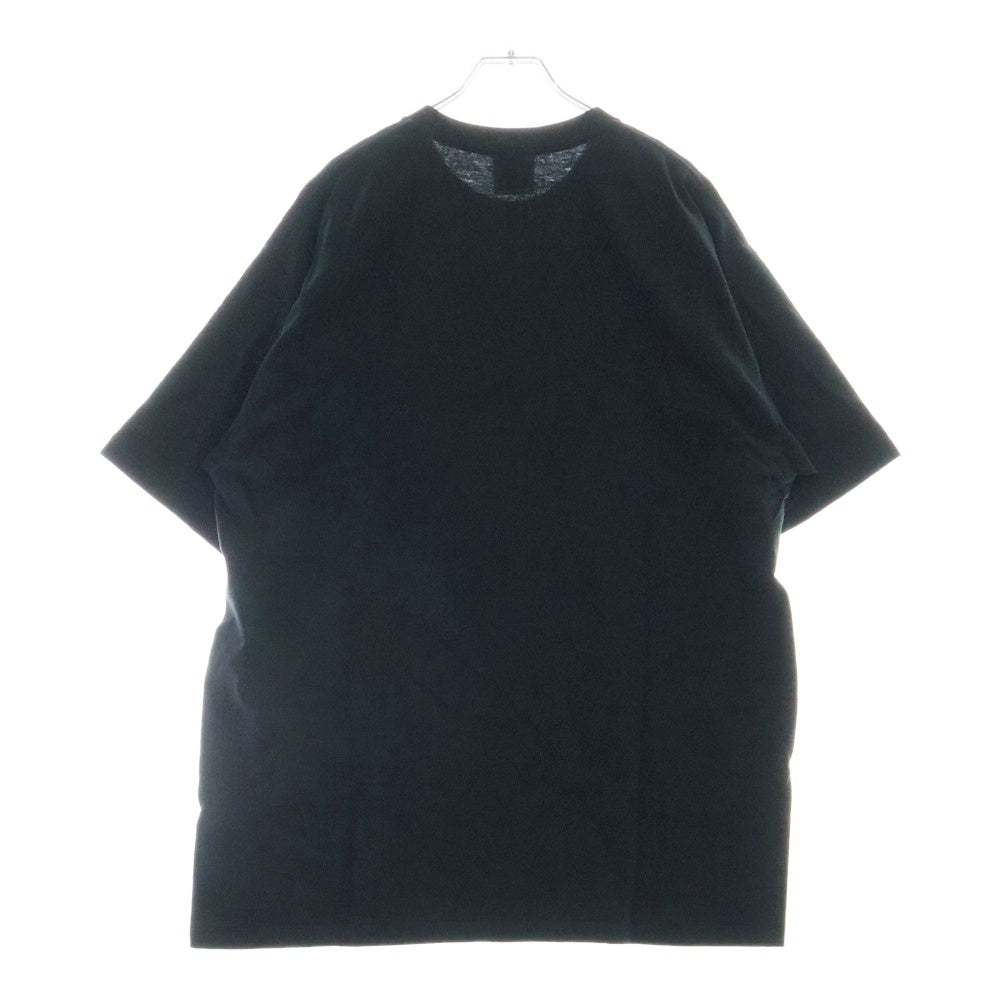 A BATHING APE(アベイシングエイプ) BY BATHING APE TEE フロントプリント クルーネック半袖Tシャツカットソー ブラック 001TEL301002M