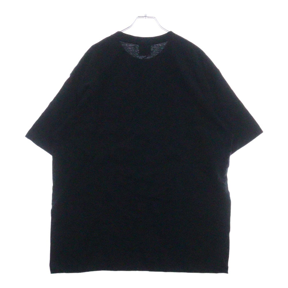 A BATHING APE(アベイシングエイプ) BY BATHING APE TEE フロントプリント クルーネック半袖Tシャツカットソー ブラック 001TEL301002M