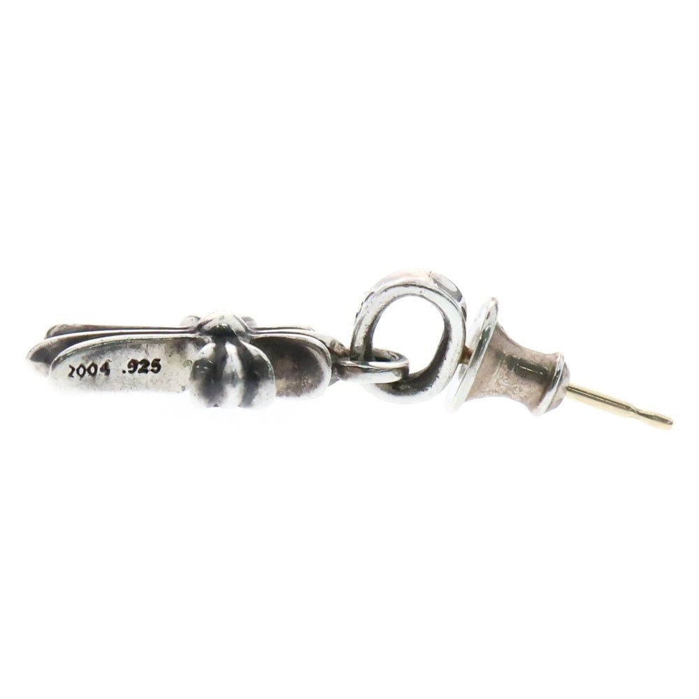 CHROME HEARTS(クロムハーツ) BBY F PPRCHN P/DIA ベイビーファットクロス ドロップピアス PAVEダイヤ シルバー