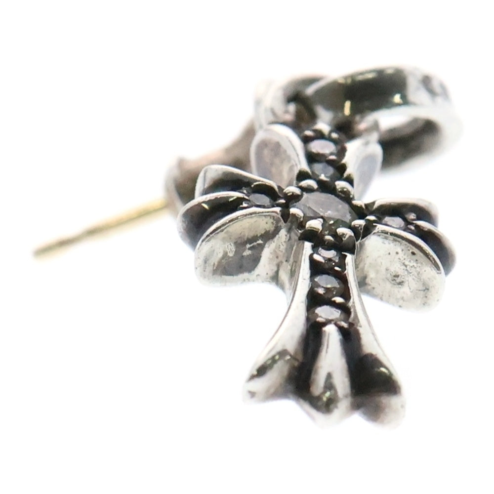 CHROME HEARTS(クロムハーツ) BBY F PPRCHN P/DIA ベイビーファットクロス ドロップピアス PAVEダイヤ シルバー