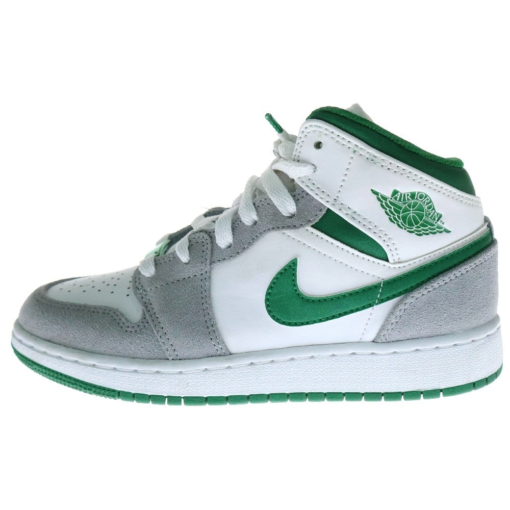 NIKE(ナイキ) WMNS AIR JORDAN 1 MID SE GS PINE GREEN DC7248-103 ウィメンズ エアジョーダン1 スペシャルエディション パイングリーン ミッドカットスニーカー US3.5/22.5cm
