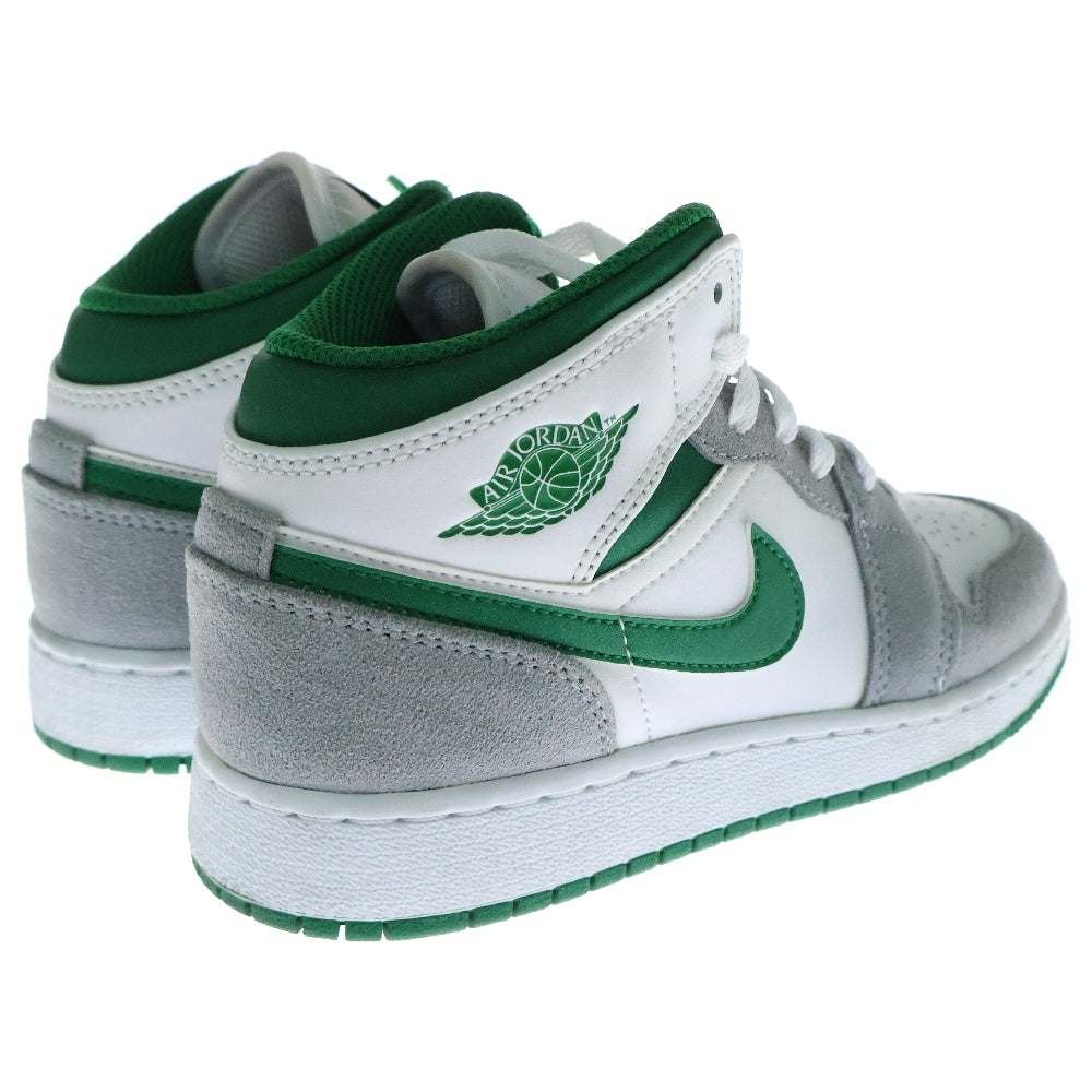 NIKE(ナイキ) WMNS AIR JORDAN 1 MID SE GS PINE GREEN DC7248-103 ウィメンズ エアジョーダン1 スペシャルエディション パイングリーン ミッドカットスニーカー US3.5/22.5cm