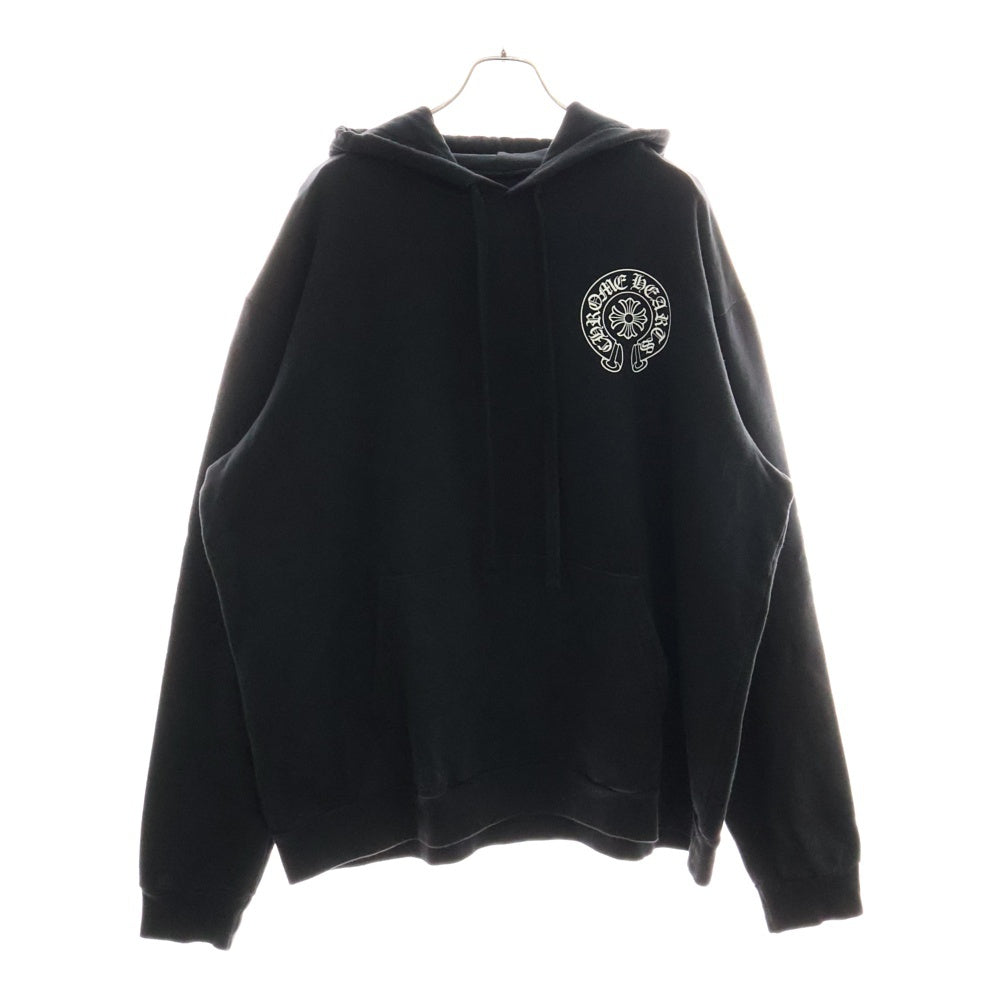 CHROME HEARTS(クロムハーツ) SWTSHRT PLVR LTD OSAKA 大阪限定 ホースシュープリント プルオーバースウェットパーカー フーディー ブラック