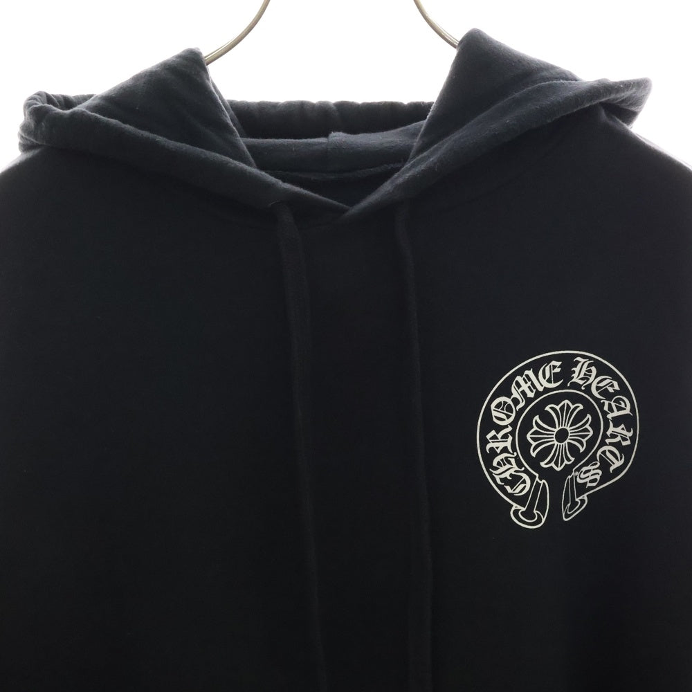 CHROME HEARTS(クロムハーツ) SWTSHRT PLVR LTD OSAKA 大阪限定 ホースシュープリント プルオーバースウェットパーカー フーディー ブラック