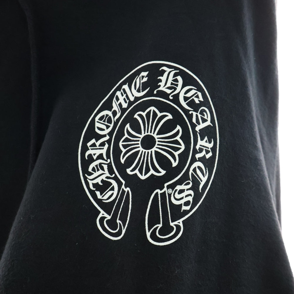 CHROME HEARTS(クロムハーツ) SWTSHRT PLVR LTD OSAKA 大阪限定 ホースシュープリント プルオーバースウェットパーカー フーディー ブラック