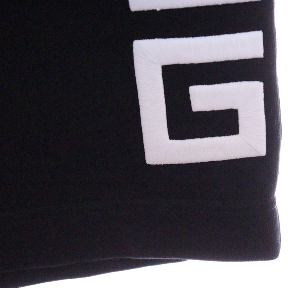 GIVENCHY(ジバンシィ) Sweat Logo Shorts ロゴ刺繍スウェットショートパンツ ハーフパンツ BM50WC3Y6U