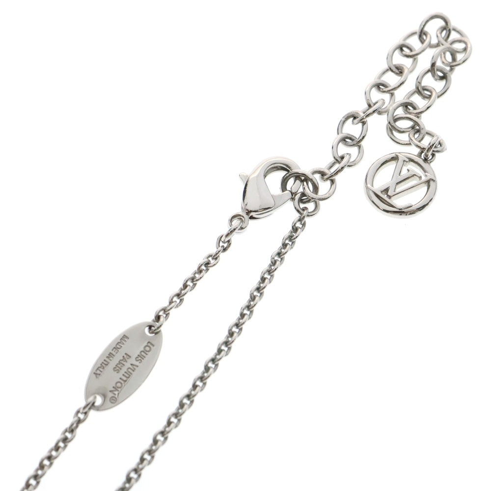 LOUIS VUITTON(ルイヴィトン) GO-14 LVロゴ チェーンネックレス シルバー M01872/LE0274