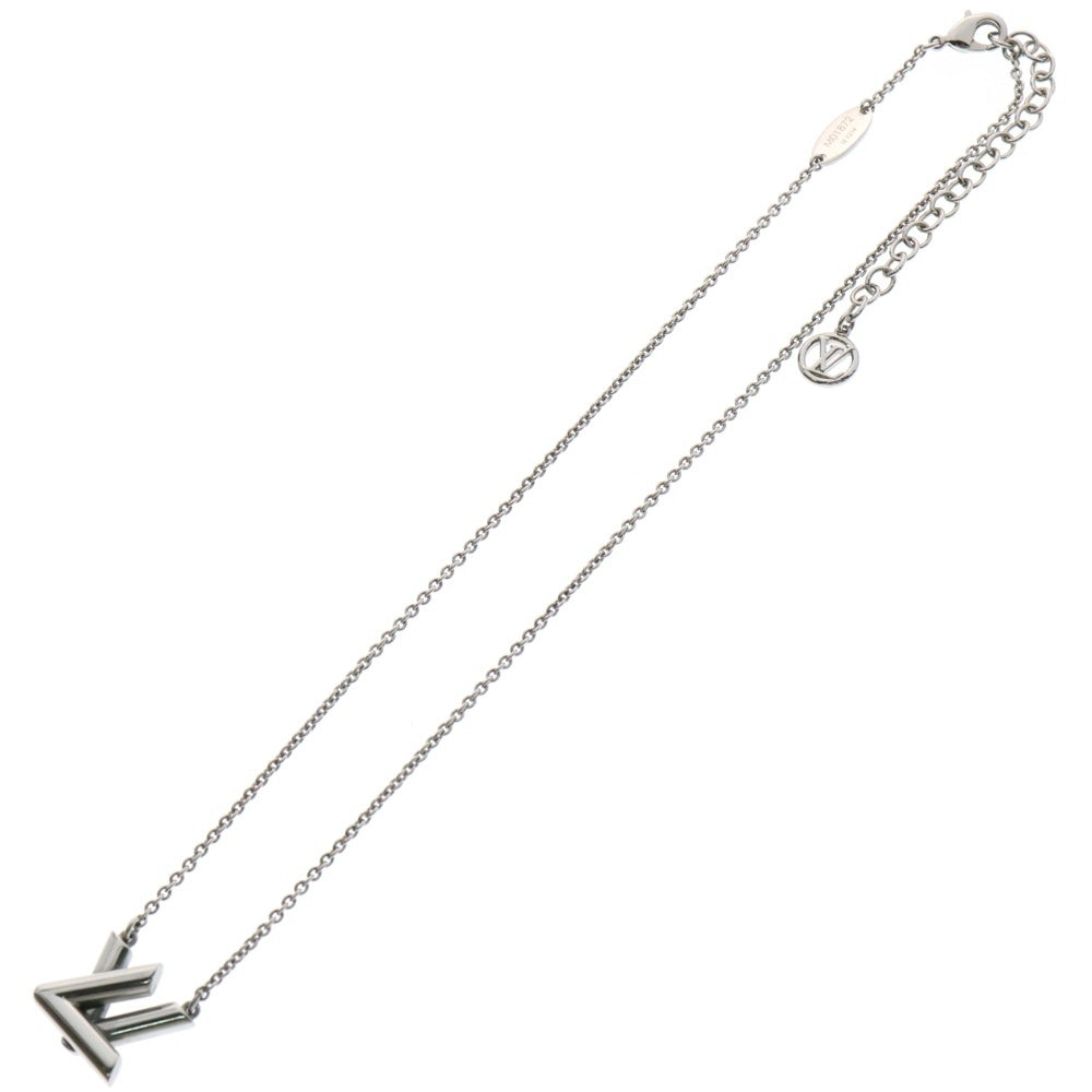 LOUIS VUITTON(ルイヴィトン) GO-14 LVロゴ チェーンネックレス シルバー M01872/LE1214