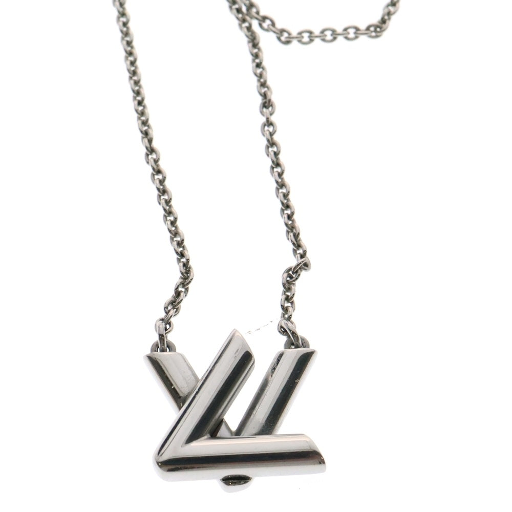 LOUIS VUITTON(ルイヴィトン) GO-14 LVロゴ チェーンネックレス シルバー M01872/LE1214