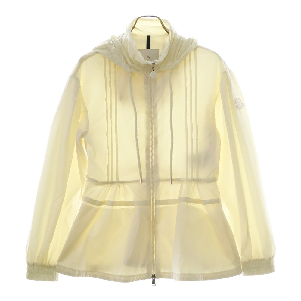 MONCLER(モンクレール) VABRE GIUBBOTTO VABRE JACKET フーディーフリルナイロンジャケット レディース アイボリー K10931A00128
