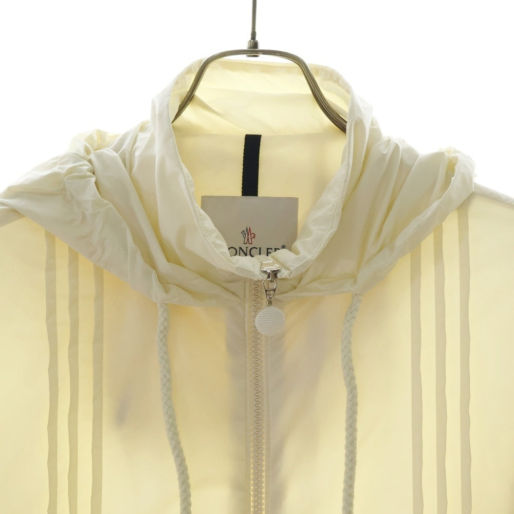 MONCLER(モンクレール) VABRE GIUBBOTTO VABRE JACKET フーディーフリルナイロンジャケット レディース アイボリー K10931A00128