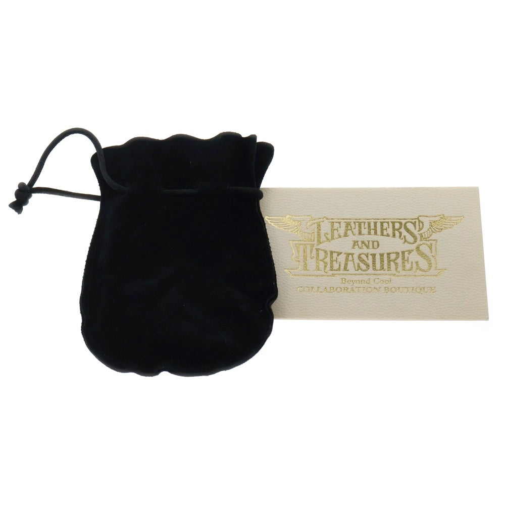 Leathers and Treasures(レザーズアンドトレジャーズ) pirates w/18k Earings & Tooth Ring パイレーツ スカルリング