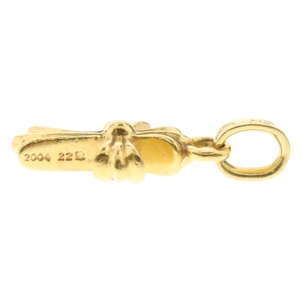CHROME HEARTS(クロムハーツ) 22K CRS BBYFAT P/DIA ベイビーファットクロス PAVEダイヤ ペンダントトップ ゴールド BCA035