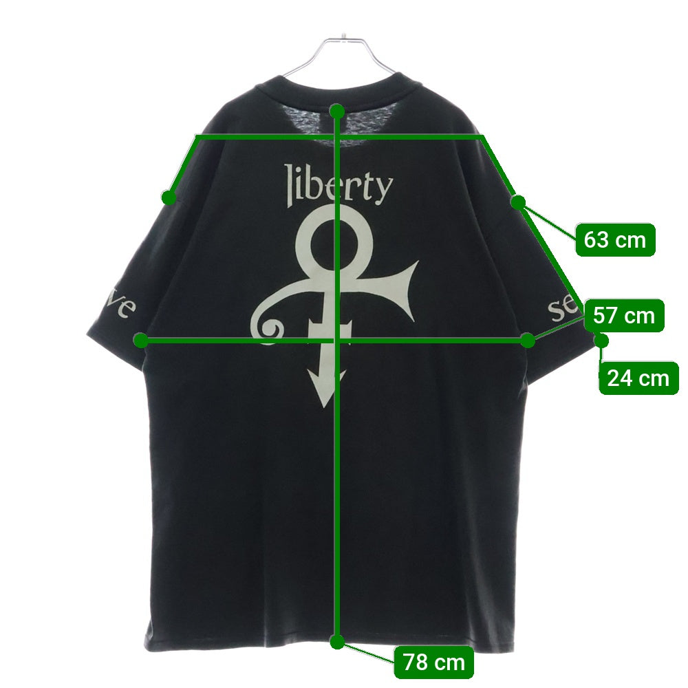 VINTAGE(ヴィンテージ) 90s PRINCE LOVE SYMBOL SEX LIVERTY プリンス クルーネックTシャツカットソー グレー