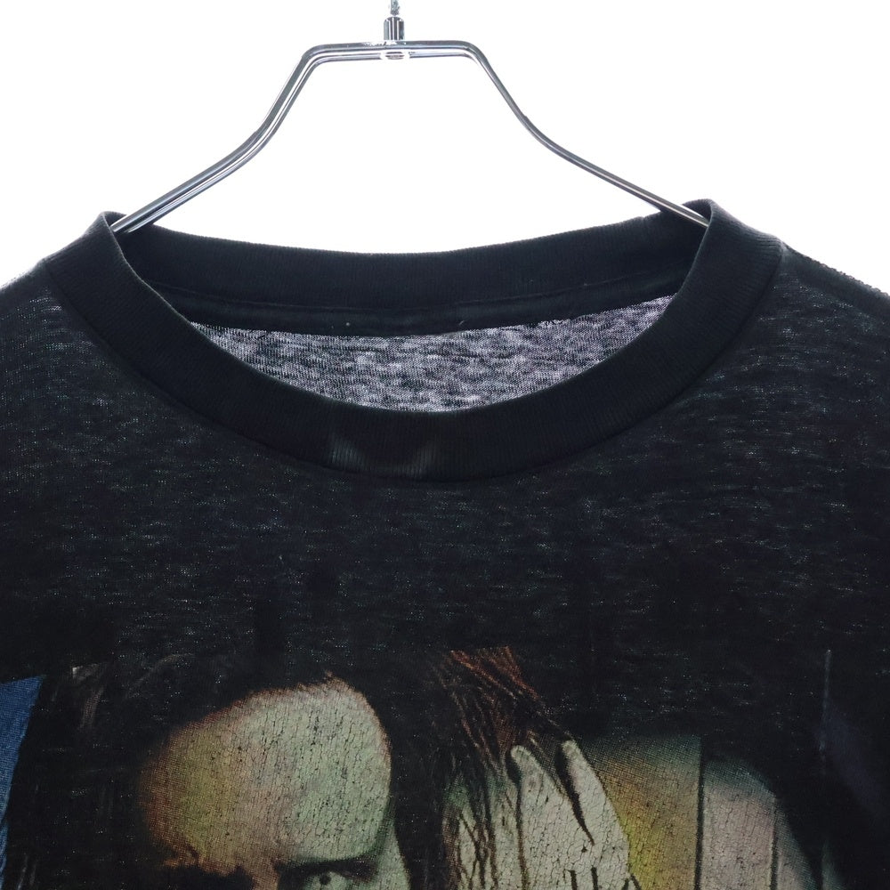 VINTAGE(ヴィンテージ) 90s MARILYN MANSON マリリンマンソンプリント クルーネック半袖Tシャツカットソー ブラック
