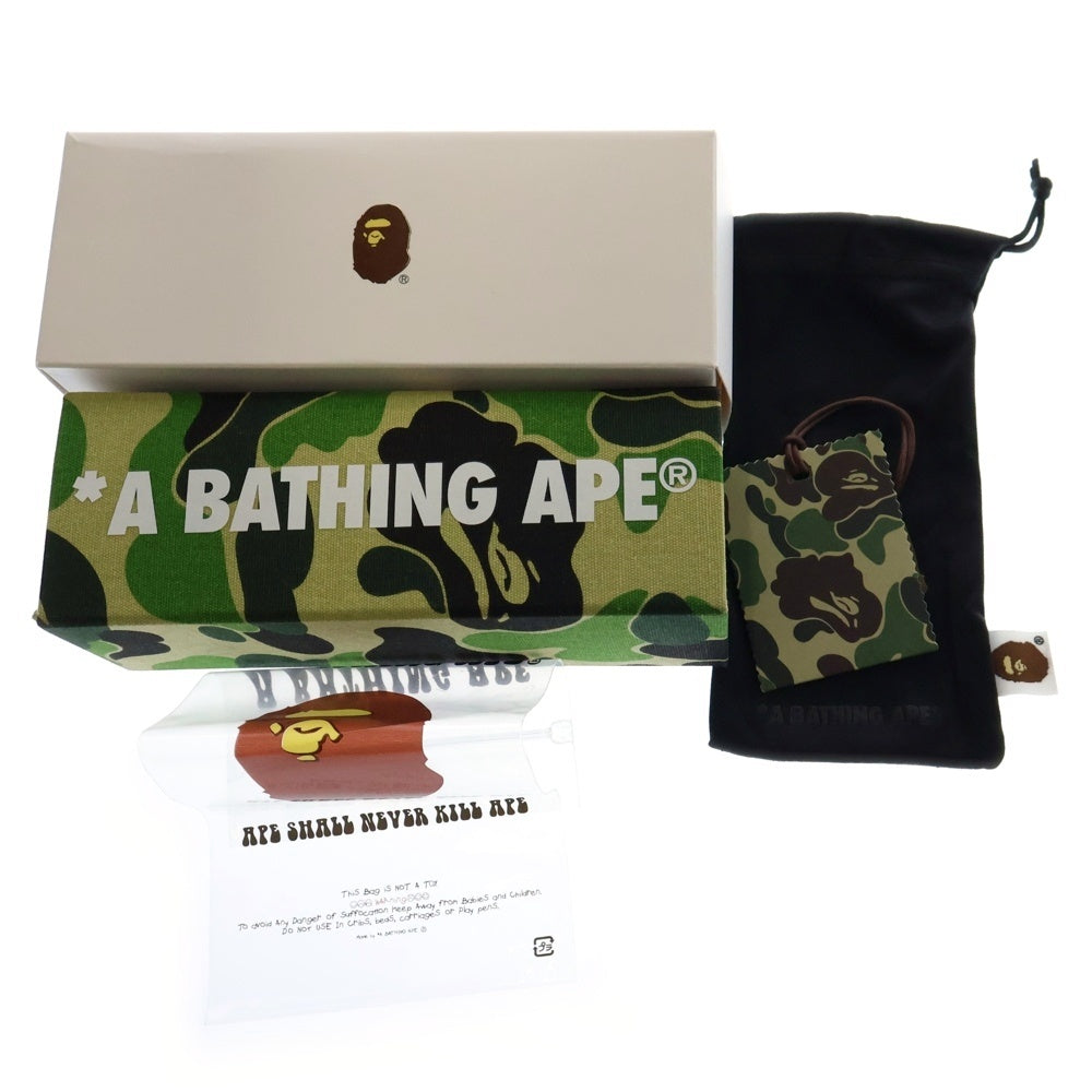 A BATHING APE(アベイシングエイプ) 25SS #17 サングラス アイウェア ブラック BS13065