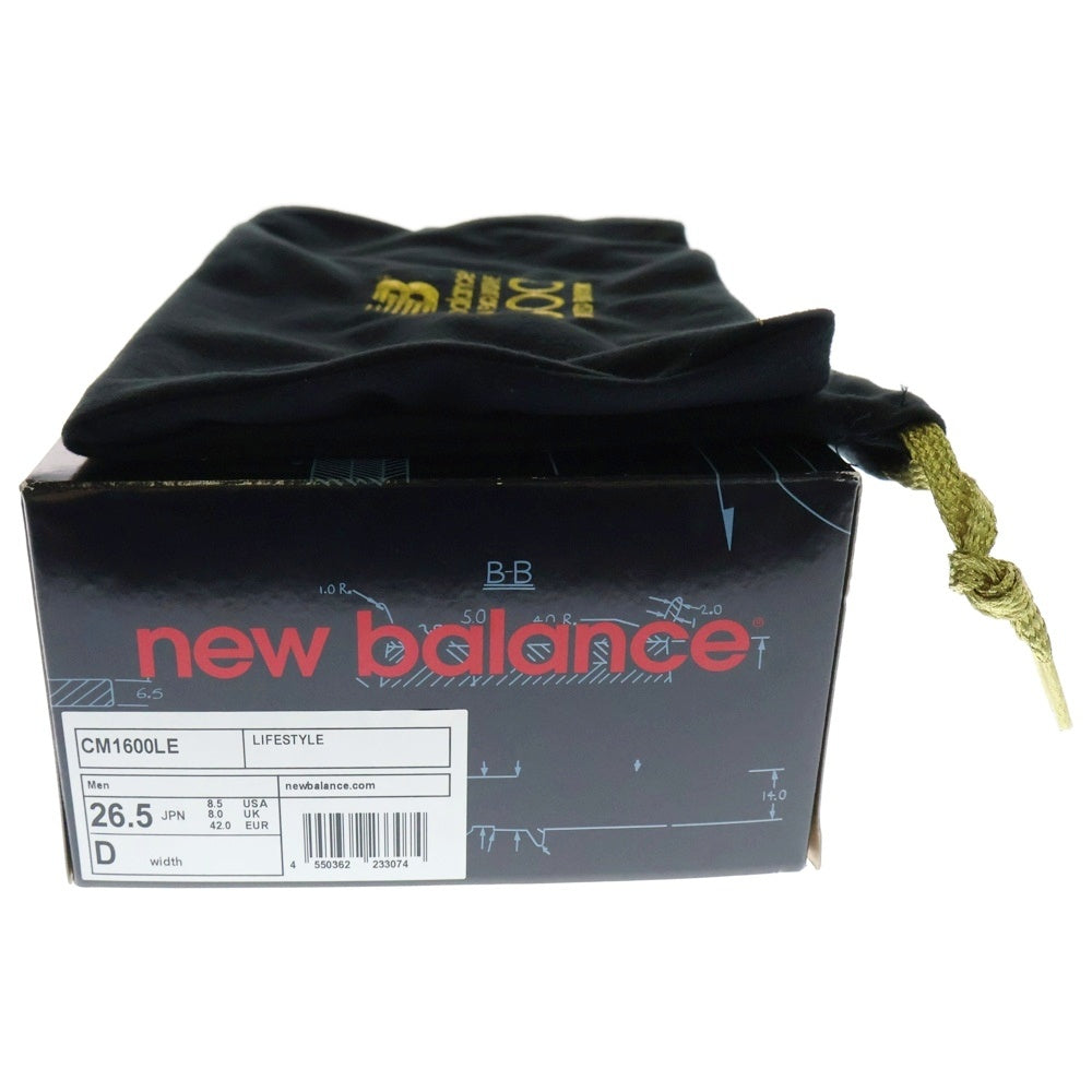 New Balance(ニューバランス) CM1600LE ローカットスニーカー グレー US8.5/26.5cm