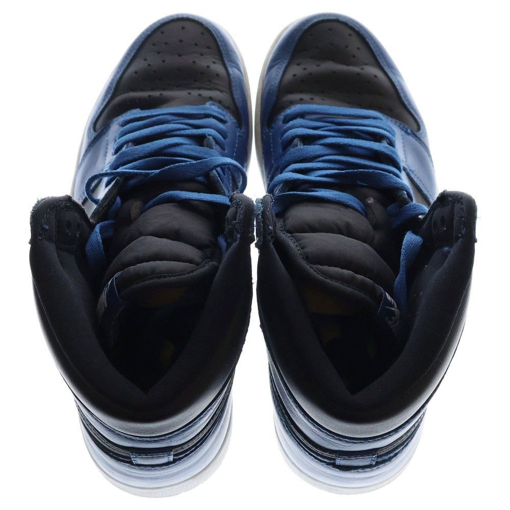 NIKE(ナイキ) Air Jordan 1 Retro High OG Dark Marina Blue エアジョーダン 1 レトロ OG ダークマリーナブルー ハイカットスニーカー ブラック/ブルー US9/27cm 555088-404