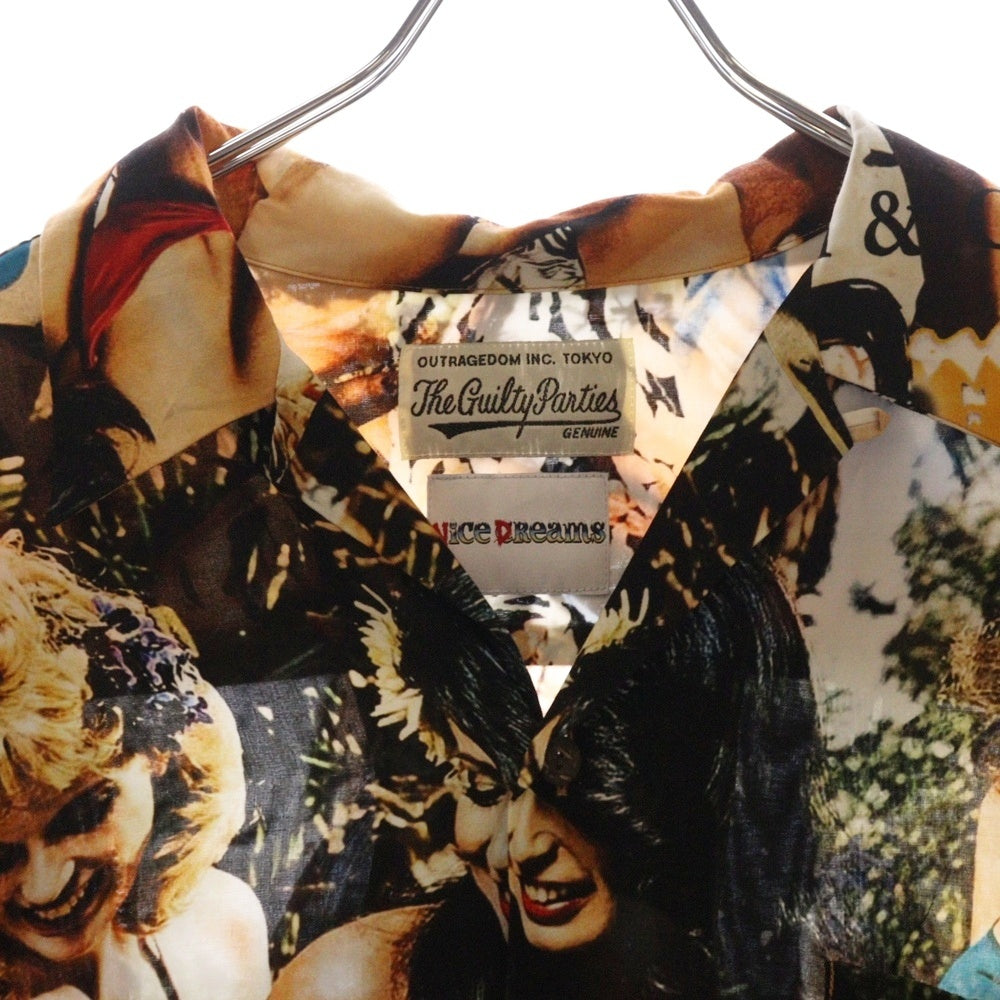 WACKO MARIA(ワコマリア) 21SS ×NICEDREAMS S/S HAWAIIAN SHIRT 総柄半袖アロハシャツ マルチカラー