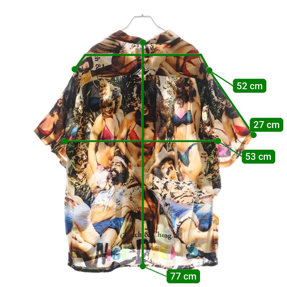 WACKO MARIA(ワコマリア) 21SS ×NICEDREAMS S/S HAWAIIAN SHIRT 総柄半袖アロハシャツ マルチカラー