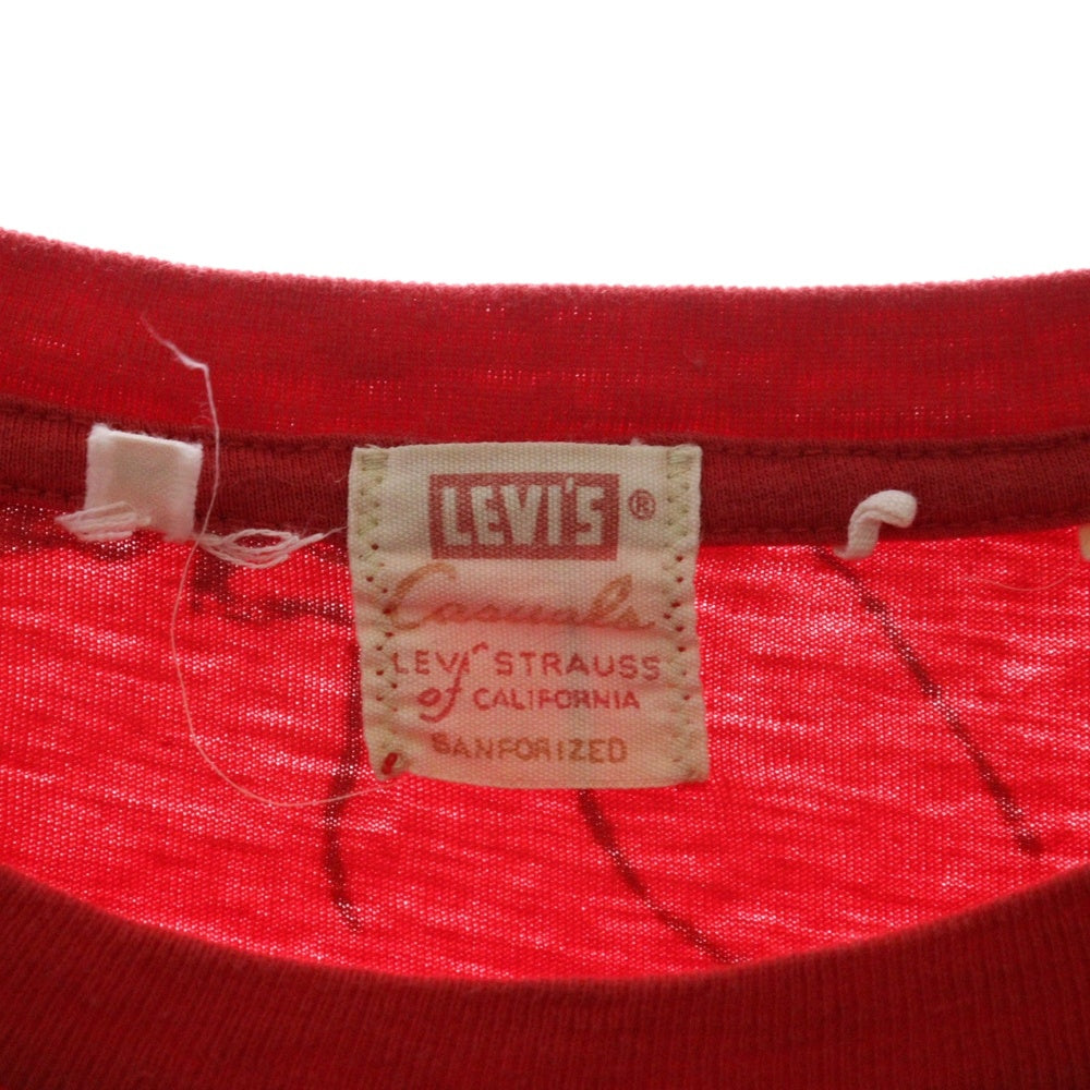 Levi's VINTAGE CLOTHING(リーバイス ビンテージ クロージング) Graphic Ants Tee グラフィックアンツ クルーネック半袖Tシャツカットソー レッド 55989-0016