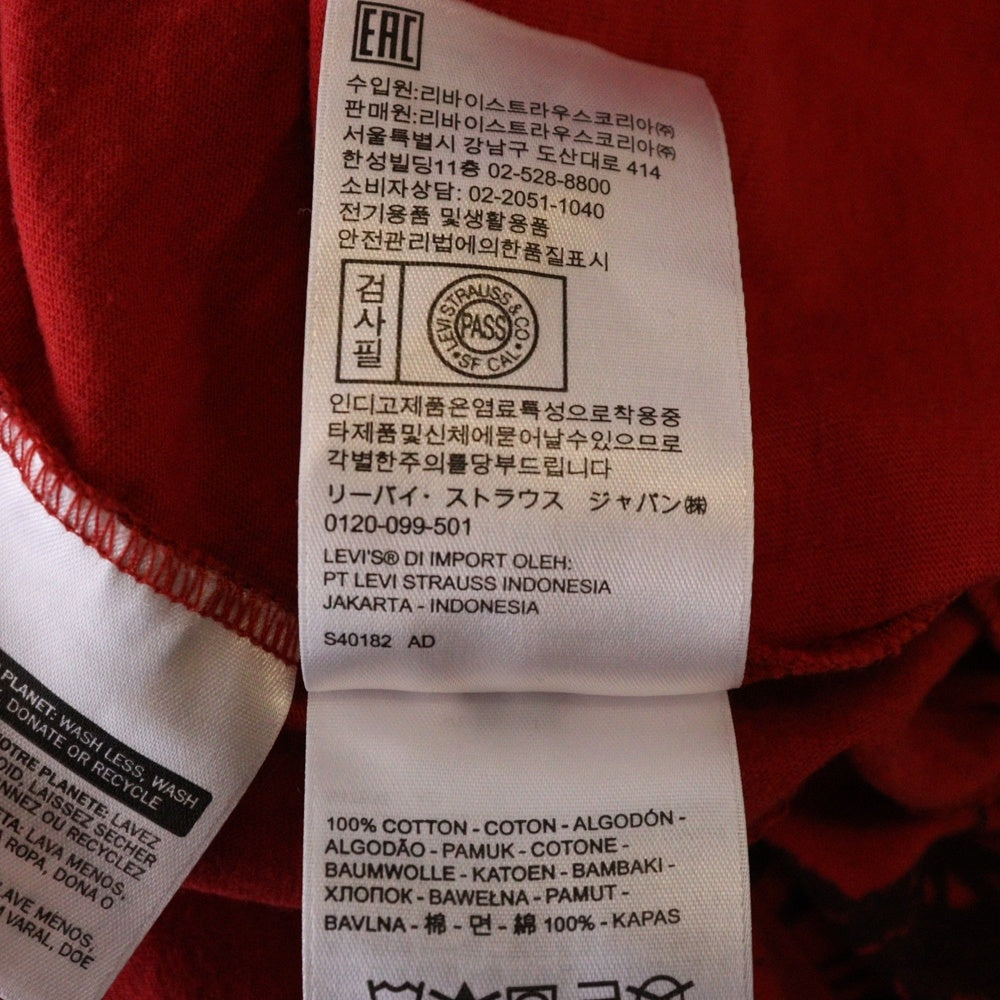 Levi's VINTAGE CLOTHING(リーバイス ビンテージ クロージング) Graphic Ants Tee グラフィックアンツ クルーネック半袖Tシャツカットソー レッド 55989-0016