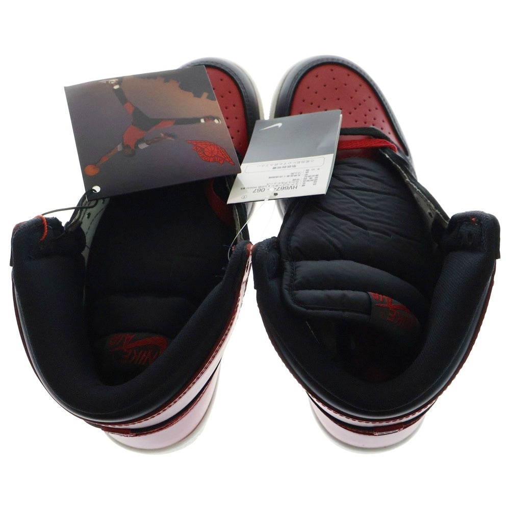 NIKE(ナイキ) AIR JORDAN1 HIGH 85 BRED(2025) HV6674-067 エアジョーダン1 ブレッド ハイカットスニーカー ブラック/レッド US7.5/25.5cm