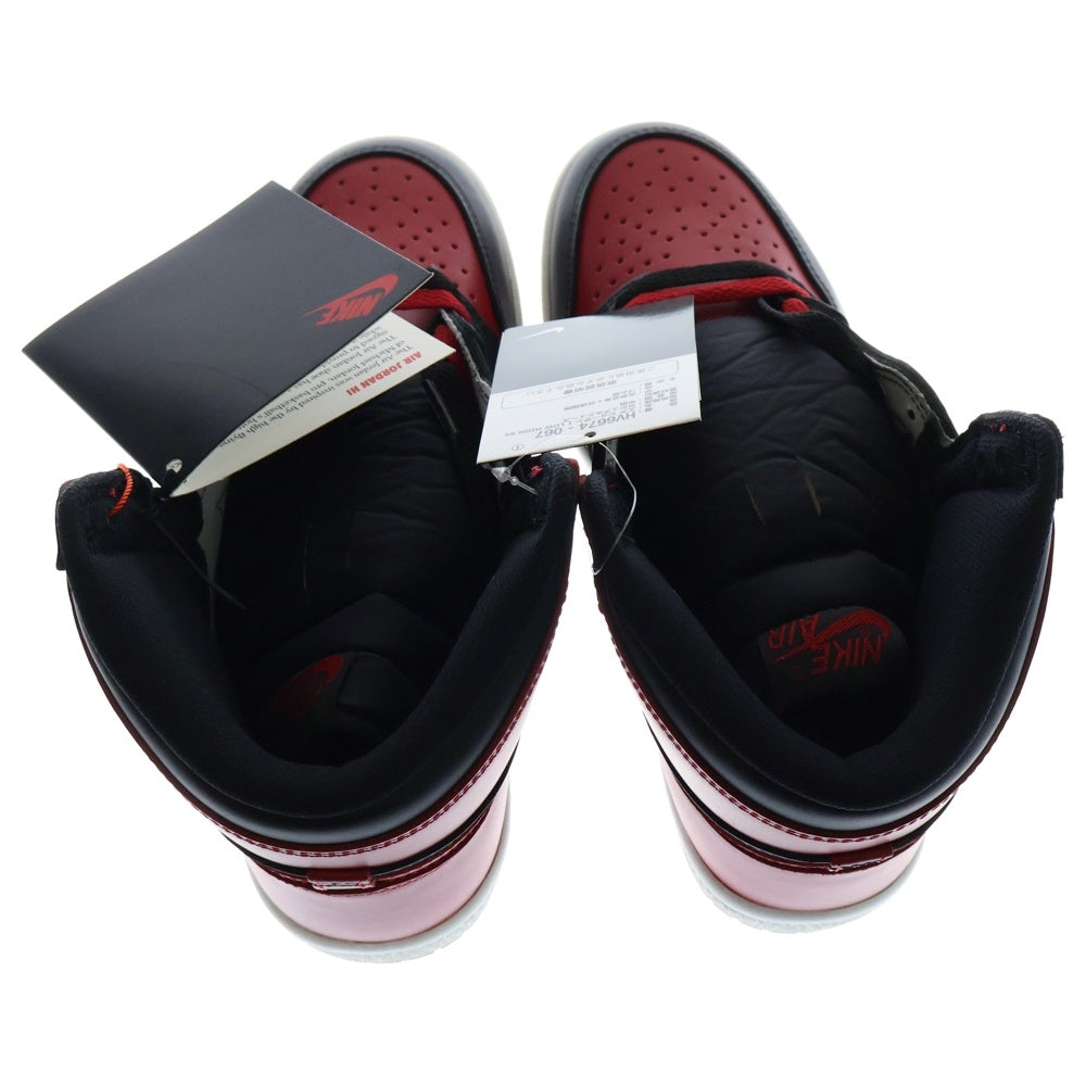 NIKE(ナイキ) AIR JORDAN1 HIGH 85 BRED(2025) HV6674-067 エアジョーダン1 ブレッド ハイカットスニーカー ブラック/レッド US7/25cm