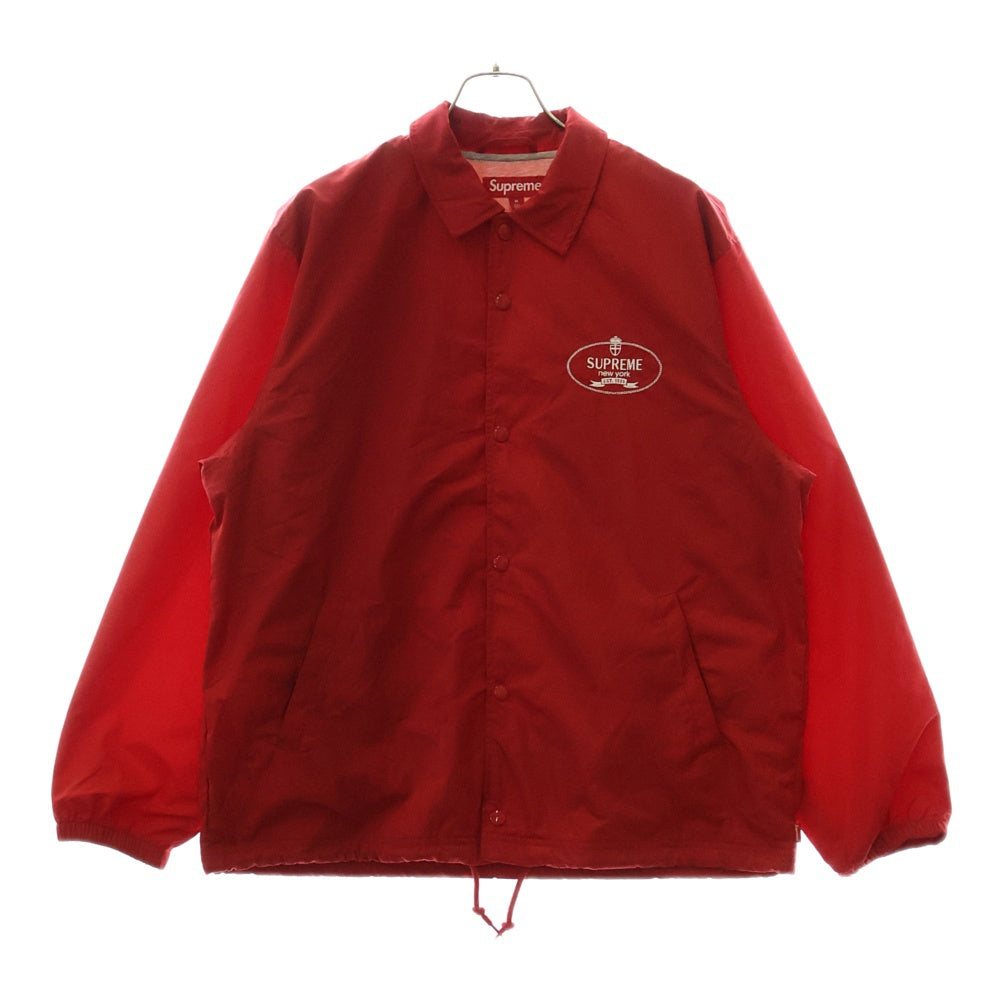 SUPREME(シュプリーム) 24AW Crest Coaches Jacket クラウンロゴクレストコーチジャケット レッド