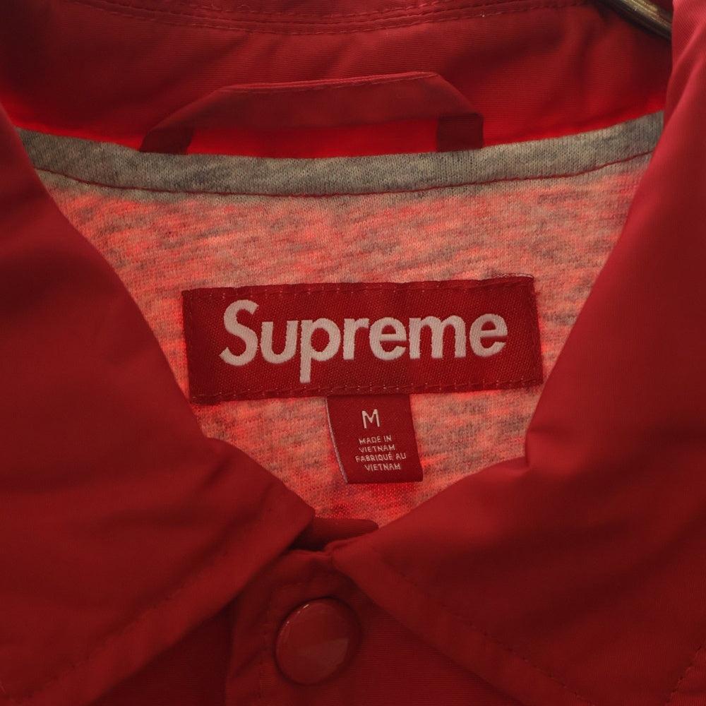 SUPREME(シュプリーム) 24AW Crest Coaches Jacket クラウンロゴクレストコーチジャケット レッド