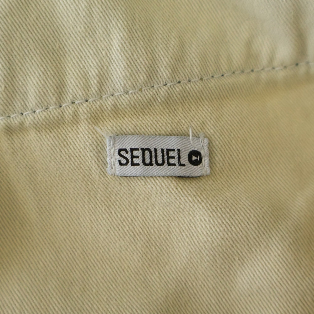 SEQUEL(シークエル) 25SS ×FRAGMENT DAMAGE DENIM PANTS ダメージデニムパンツ インディゴ SQ-25SS-PT-07
