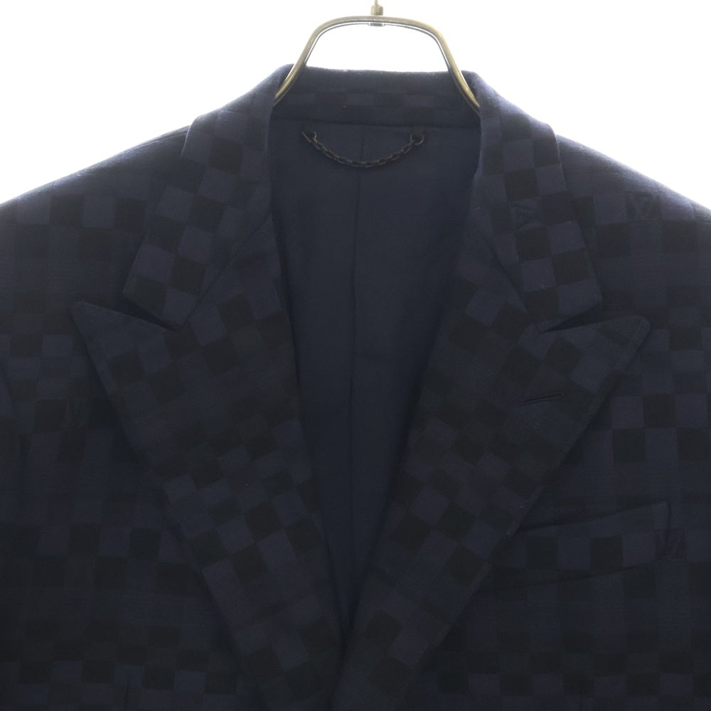 LOUIS VUITTON(ルイヴィトン) 23SS ダミエ ナポリターナジャケット ネイビー RM231F MU6 HOF J8F