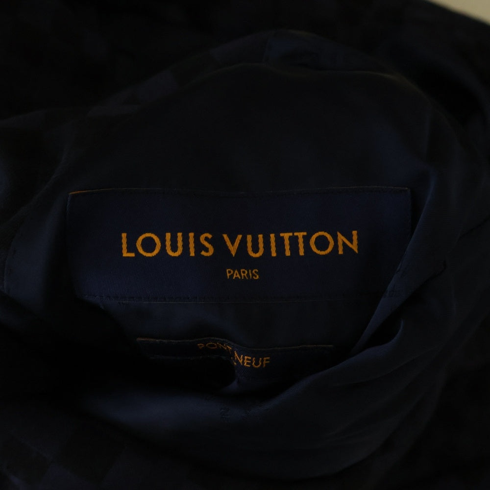 LOUIS VUITTON(ルイヴィトン) 23SS ダミエ ナポリターナジャケット ネイビー RM231F MU6 HOF J8F