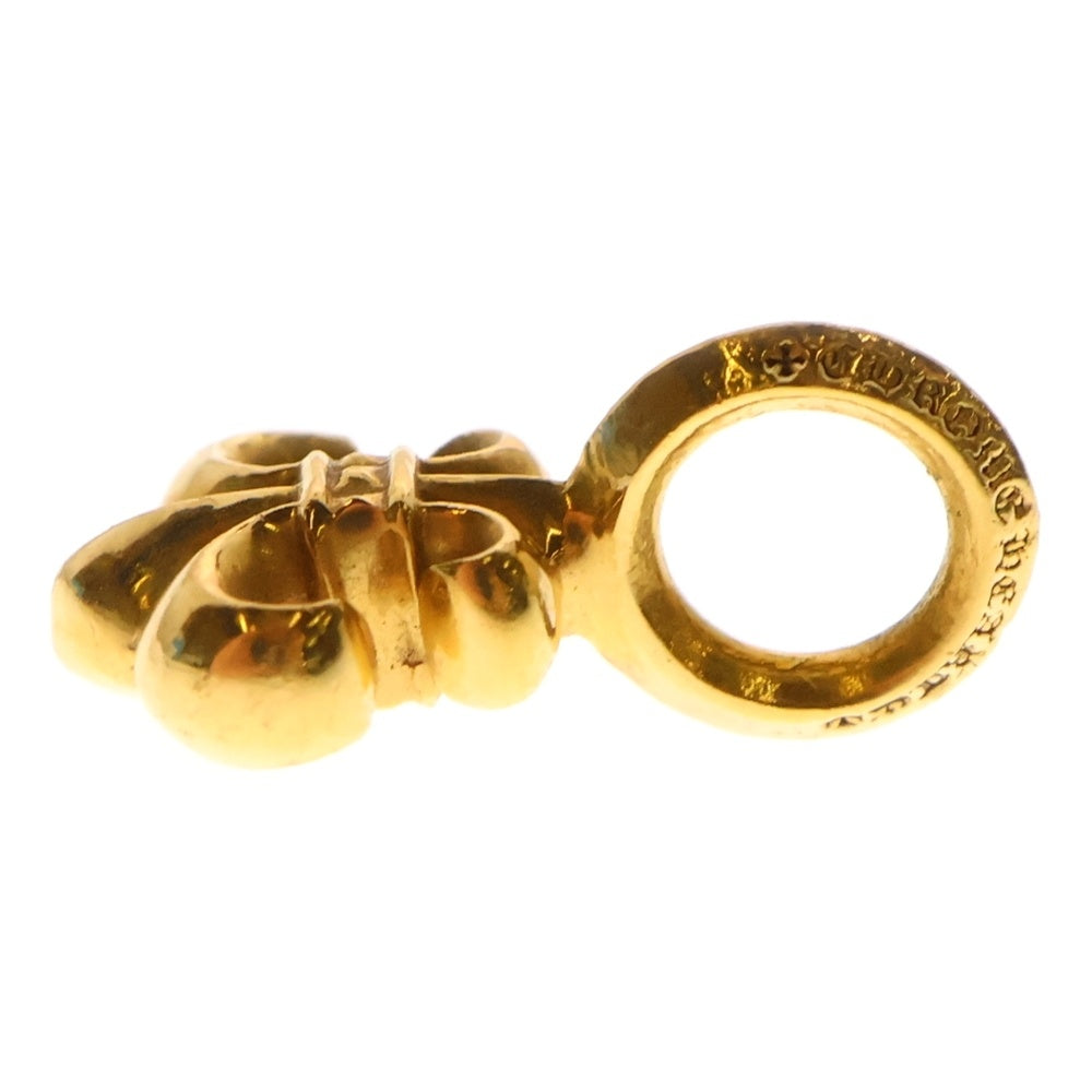 CHROME HEARTS(クロムハーツ) 22K STACK BS FLUER V2 BSフレアスタックチャーム ネックレストップ ゴールド