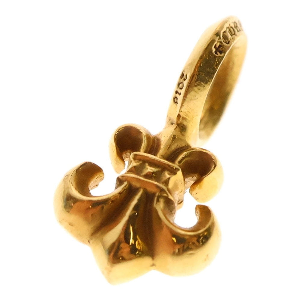 CHROME HEARTS(クロムハーツ) 22K STACK BS FLUER V2 BSフレアスタックチャーム ネックレストップ ゴールド