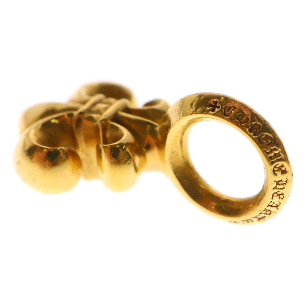 CHROME HEARTS(クロムハーツ) 22K STACK BS FLUER V2 BSフレアスタックチャーム ネックレストップ ゴールド