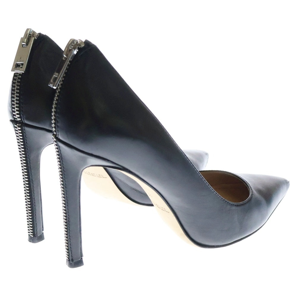 DIESEL(ディーゼル) D-IPPER HP ジップヒールパンプス レディース ブラック