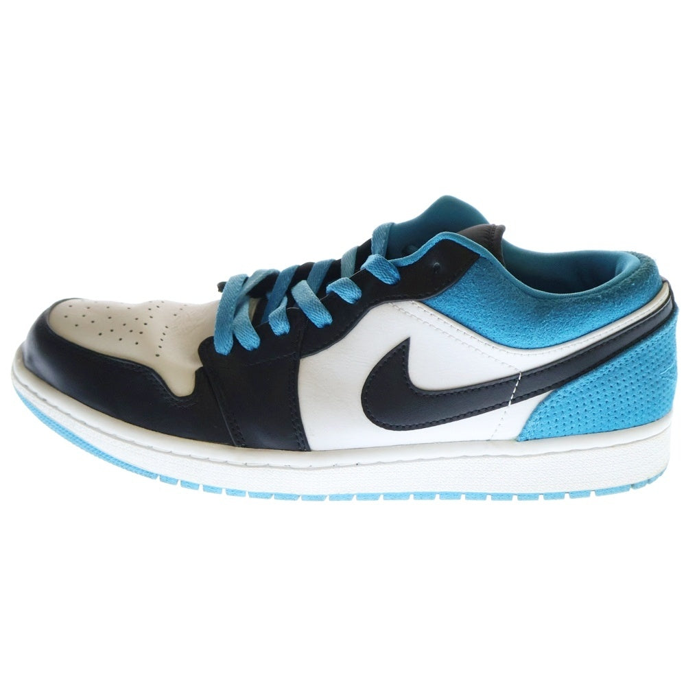 NIKE(ナイキ) Air Jordan 1 SE エアジョーダン1 SE ローカットスニーカー ブラック/ブルー US10.5/28.5cm CK3022-004