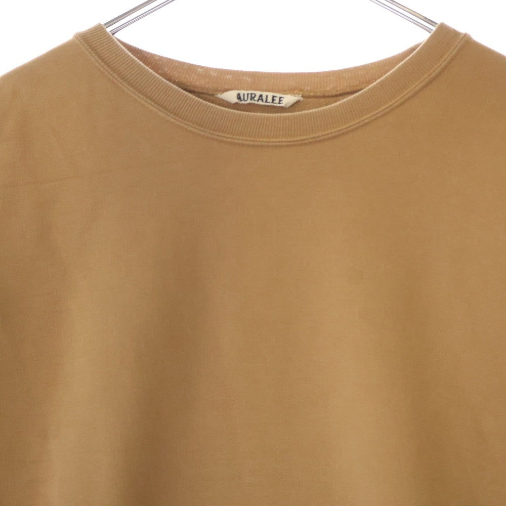 AURALEE(オーラリー) SUPER SOFT HEAVY SWEAT ヘビースウェットトレーナー ブラウン A8AP01GU