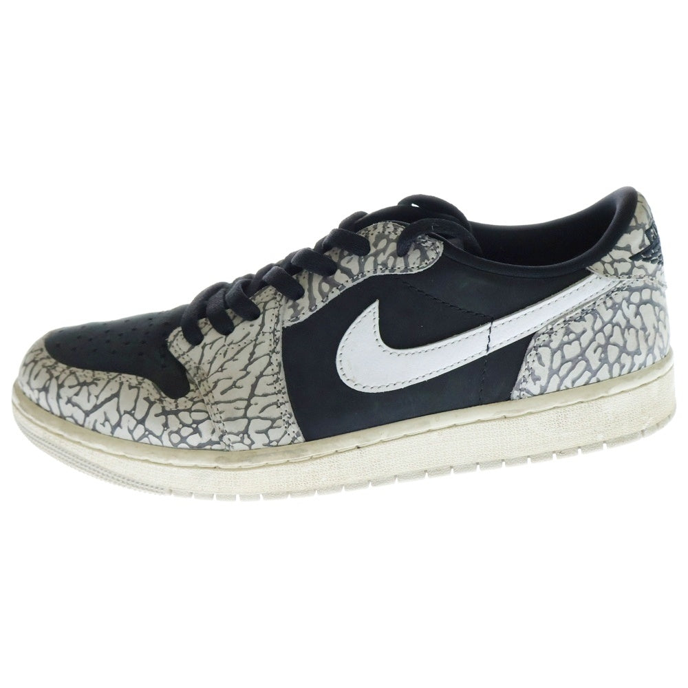 NIKE(ナイキ) Air Jordan 1 Retro Low OG Black Cement エアジョーダン1 レトロ ロー OG ブラックセメント ローカットスニーカー ブラック US10/28cm CZ0790-001
